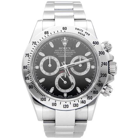 rolex daytona quadrante nero acciaio